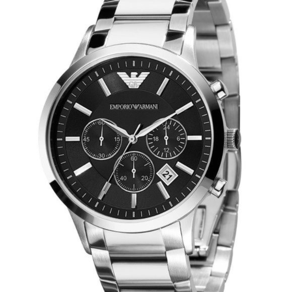 Emporio Armani Other - Emporio Armani Watch, Men's Chronograph Stainless